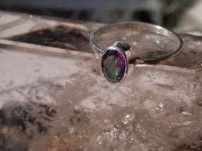 Mystic Topaz Akoni Ring - XSmall Oval