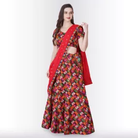 Navratri Chania Choli With Sleeves