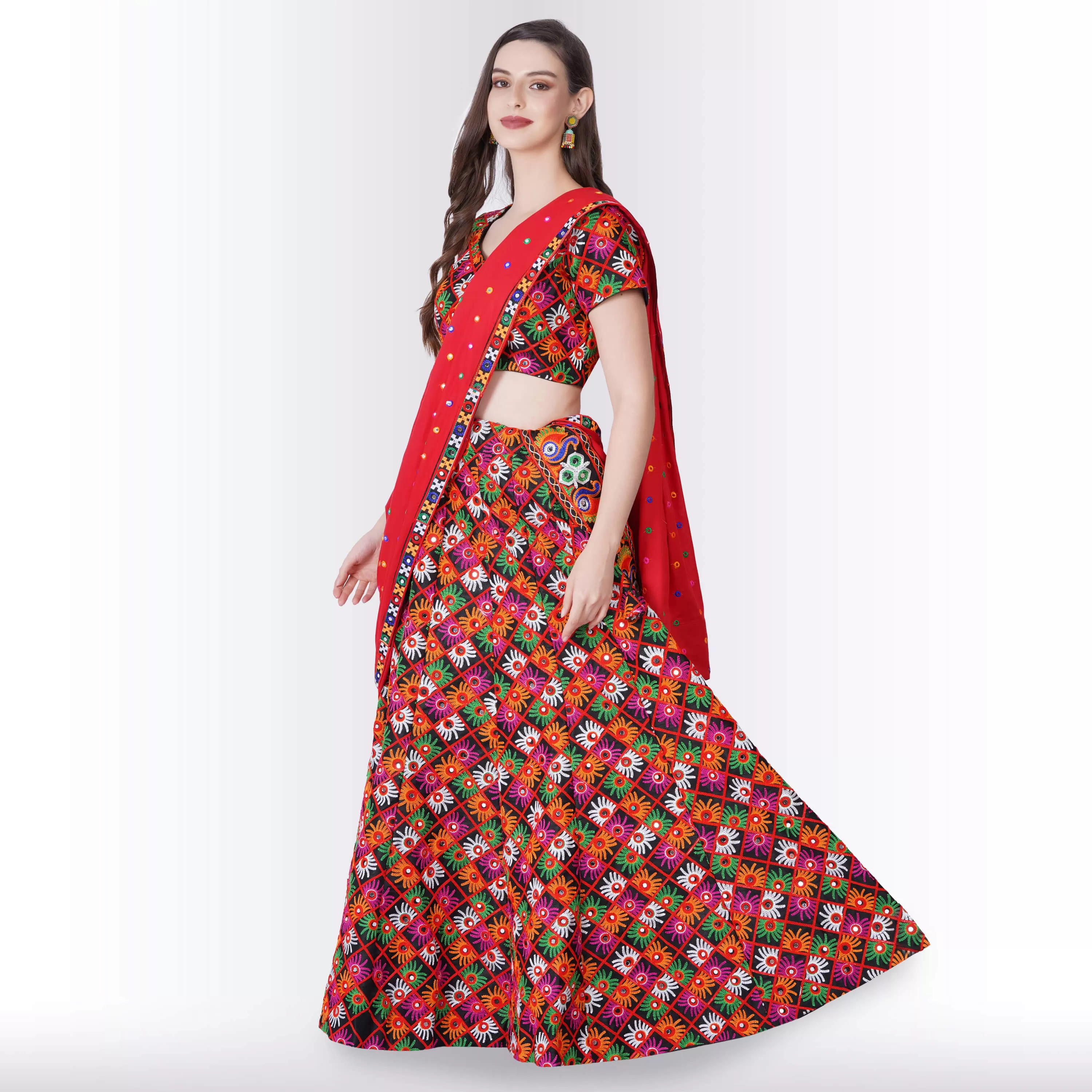 Navratri Chania Choli With Sleeves