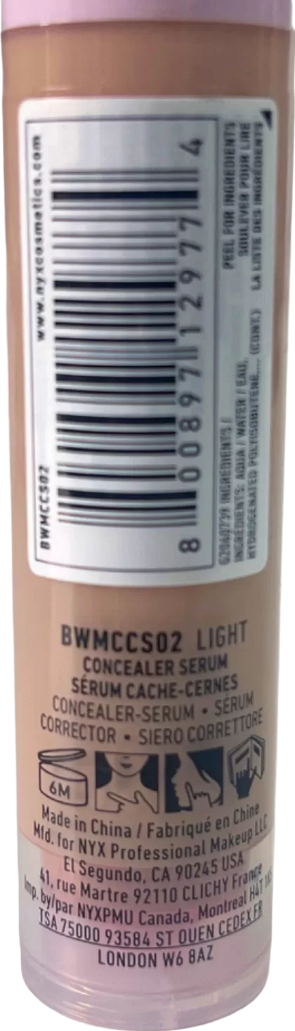 NYX Professional Makeup Bare With Me Concealer Serum Light 9.6ml