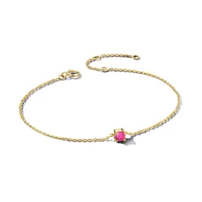 October Birthstone Bracelet 14K Yellow Gold