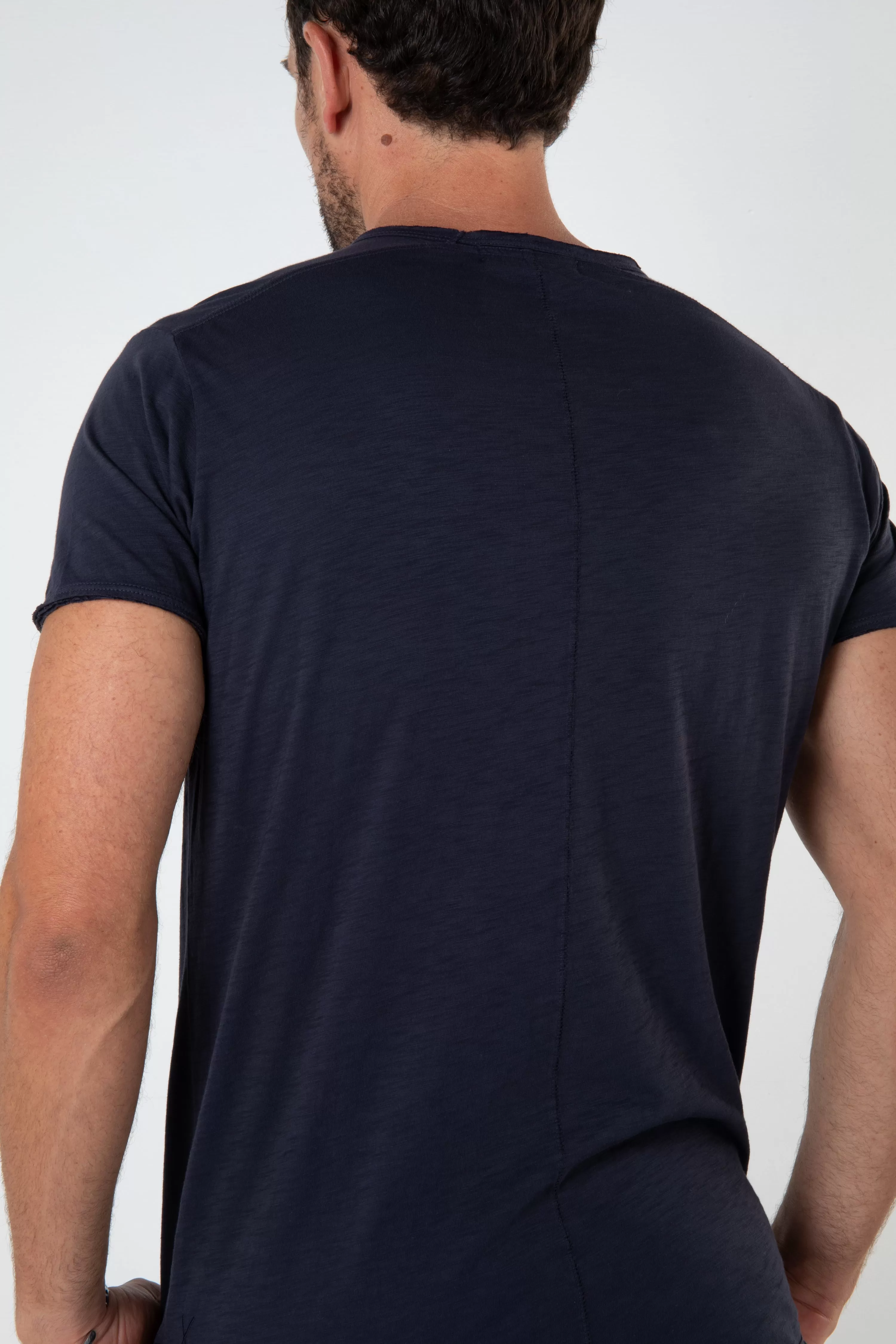 ORTEGA SLUB TEE - NAVY