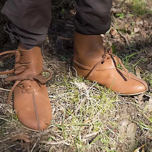 Oseberg Viking Shoes - Leather