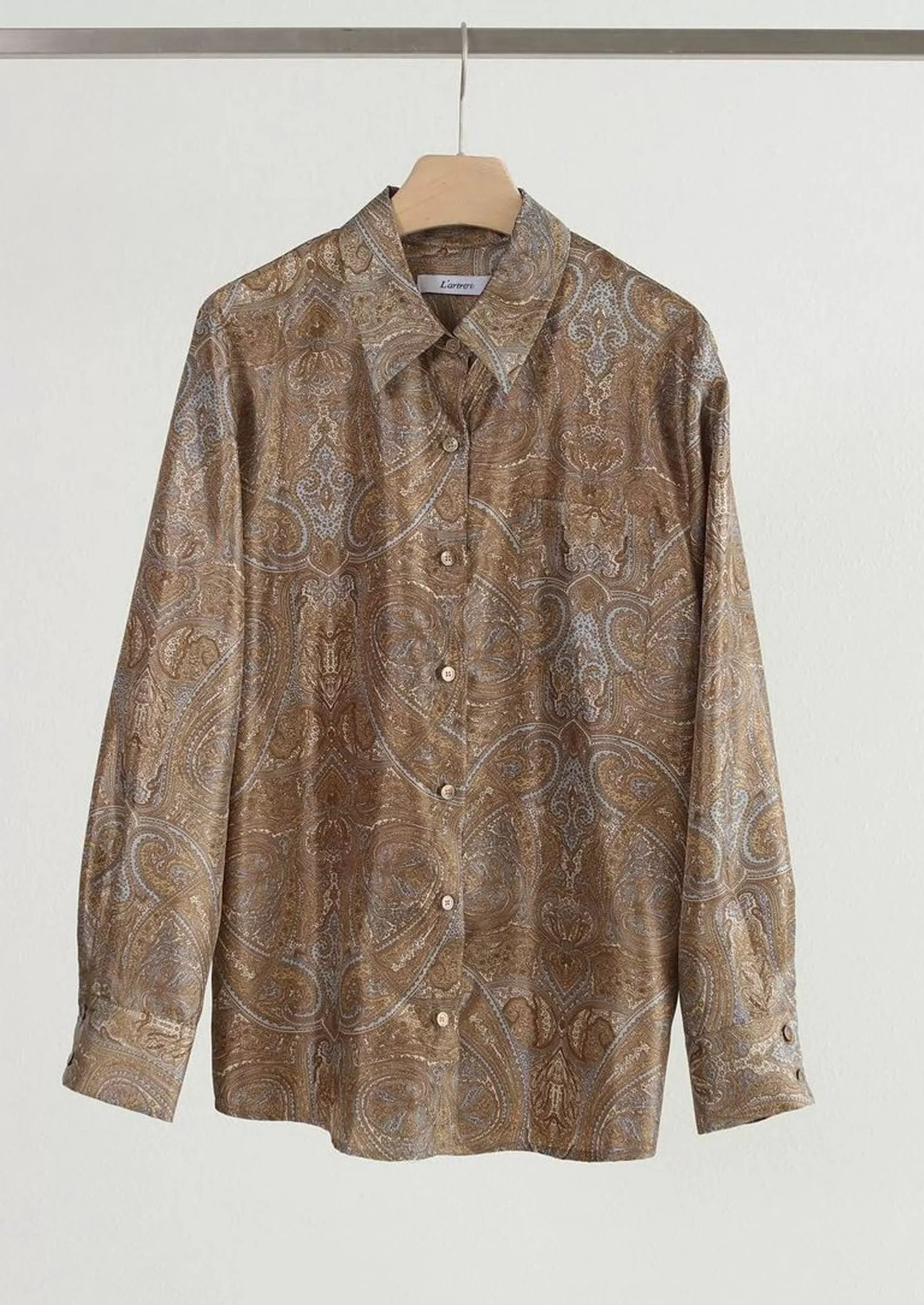 Paisley Patterned Button Down Shirt