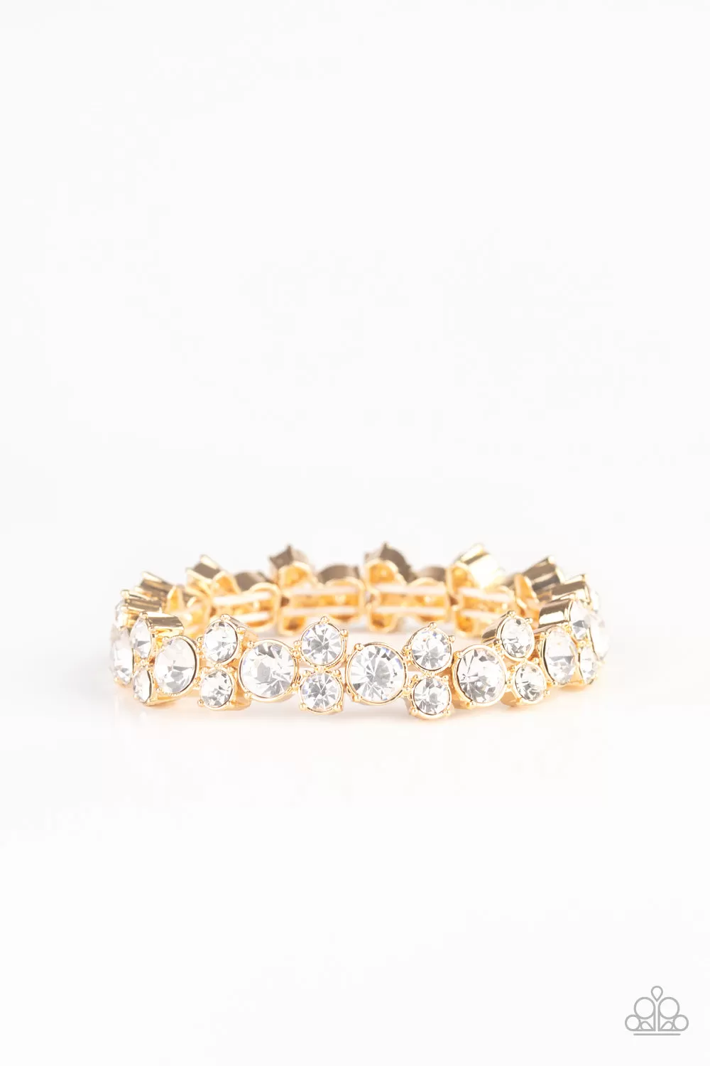 Paparazzi Accessories - Here Comes The BRIBE #B672 Bin - Gold Bracelet