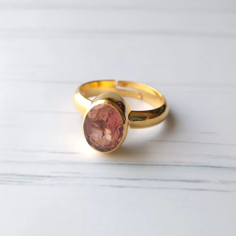 Pink Tourmaline Maxi Ring