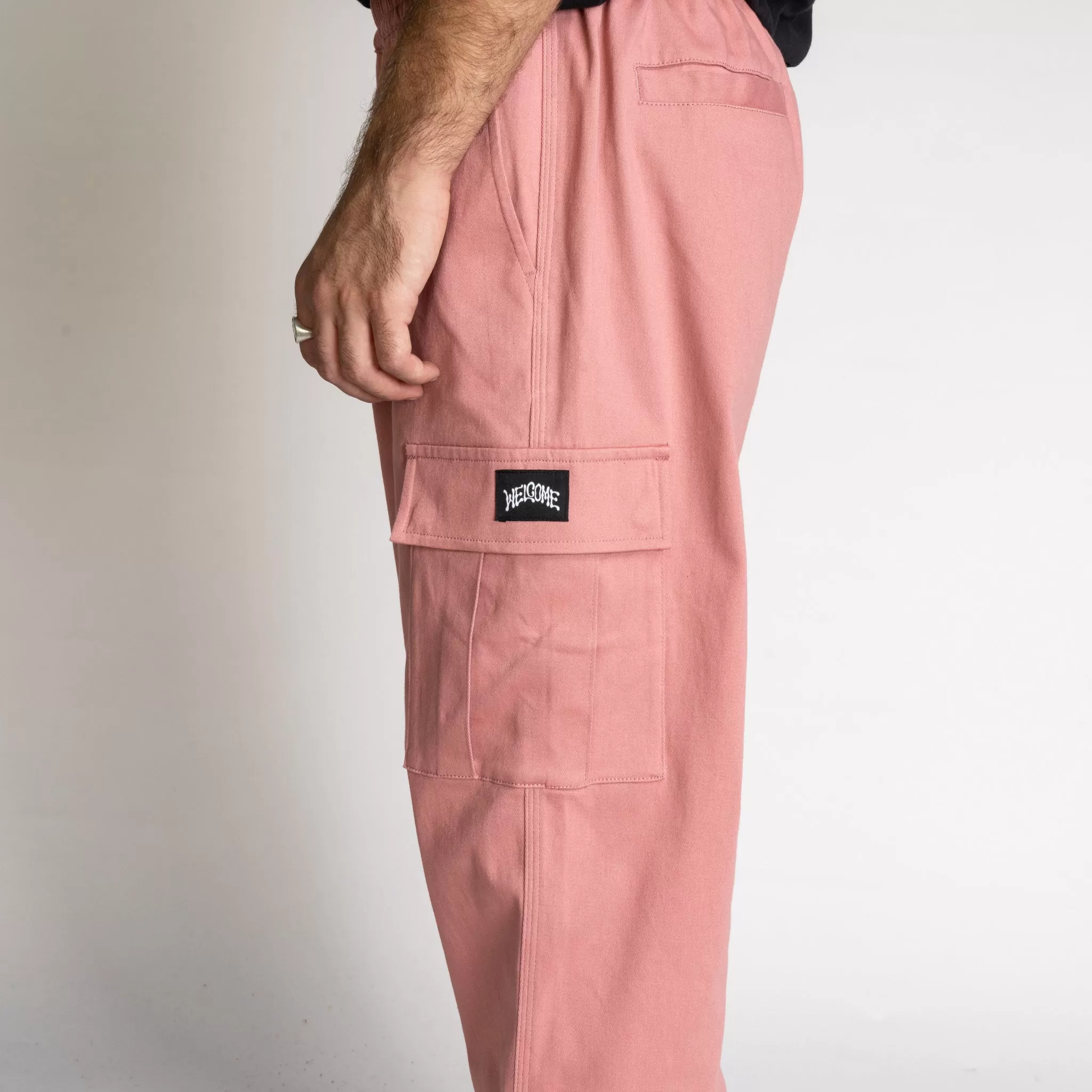 Principal Cargo Twill Pant - Rose