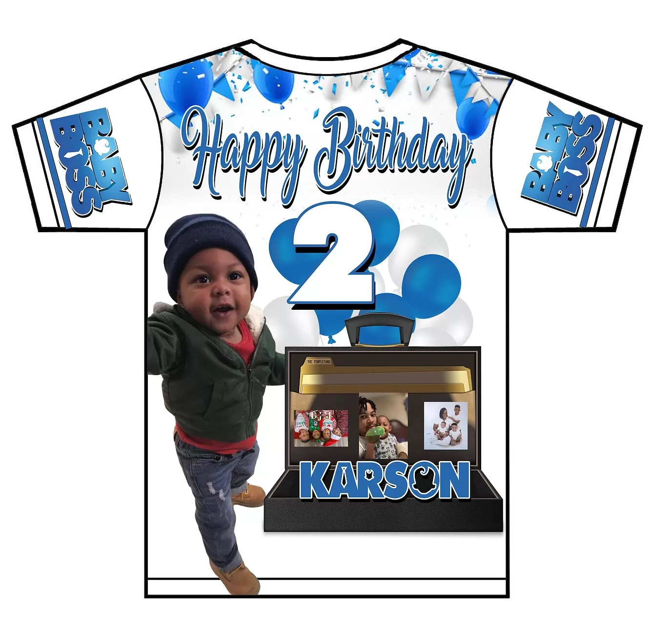 "Baby Boss" Custom Designed Birthday 3D shirt