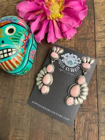 "Cotton Candy" Concho Earrings