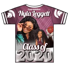 "Glamorous" Custom Designed Graduation 3D shirt