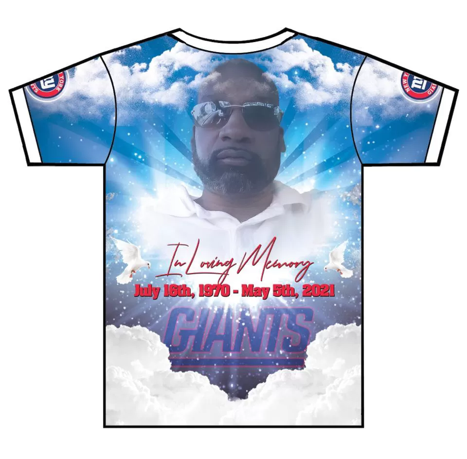 "JB" Custom Designed Memorial 3D shirt