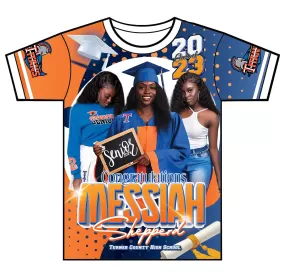 "Messiah" Custom Designed Graduation 3D shirt