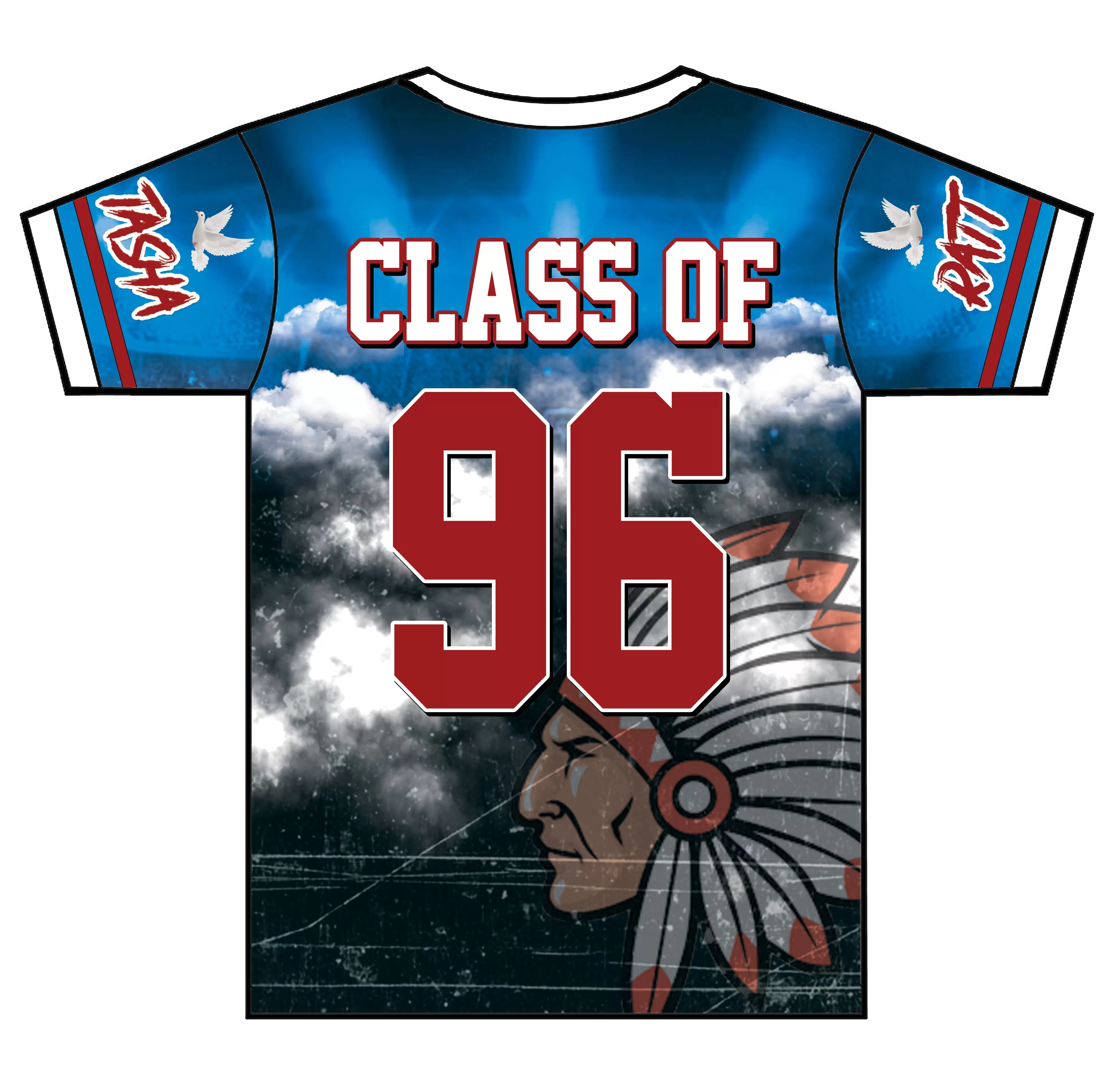 "School Daze" Custom Designed Class Reunion 3D shirt