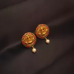 "Timeless Elegance: Showcasing Antique Laxmi Studs Earrings by ASP Fashion Jewellery"