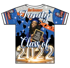 "Trinity walker" Custom Designed Graduation 3D shirt