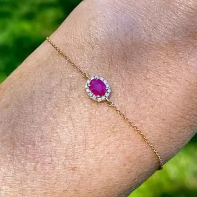 Ruby & Diamond Bracelet