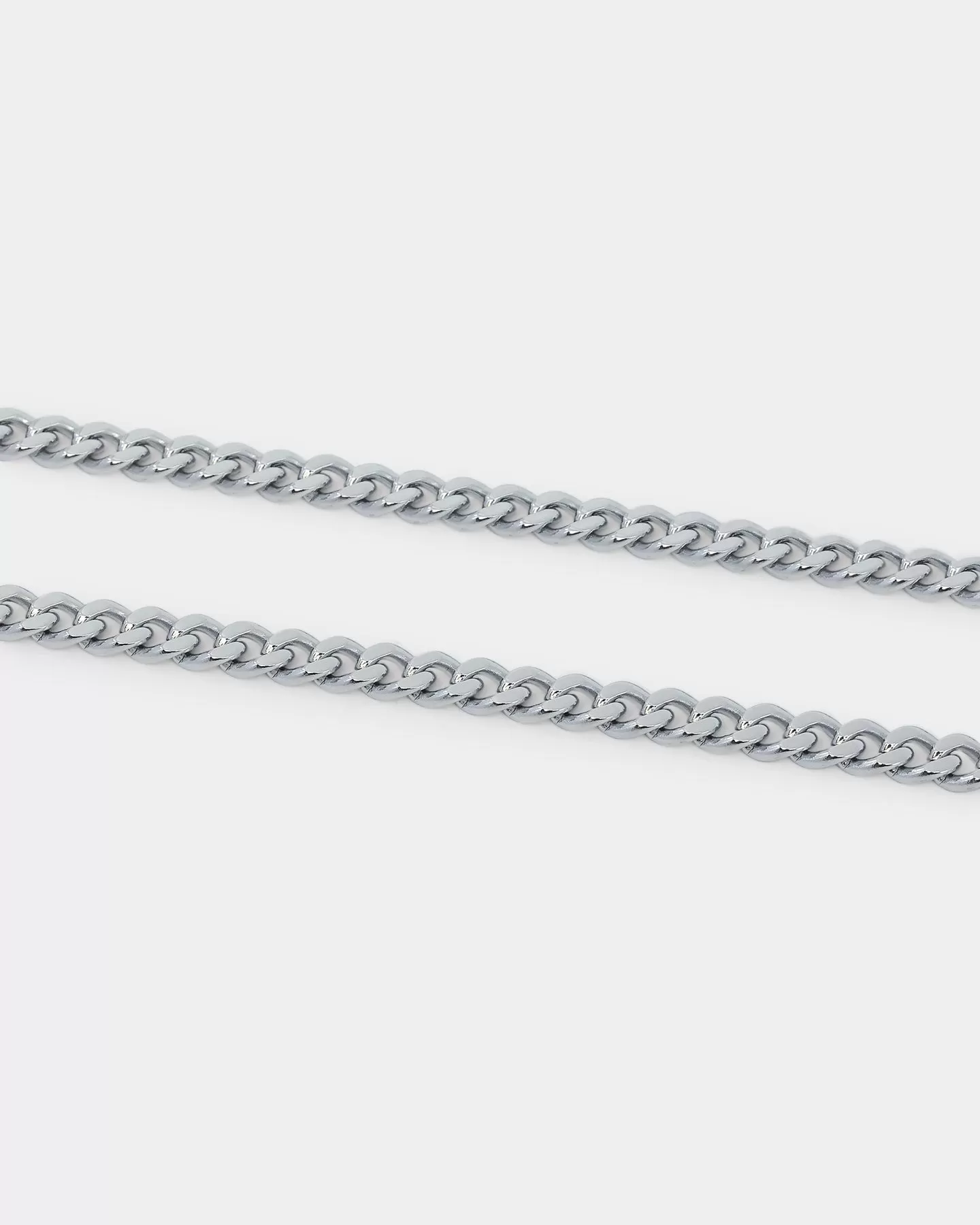 Saint Morta 5mm Cuban Chain White Gold