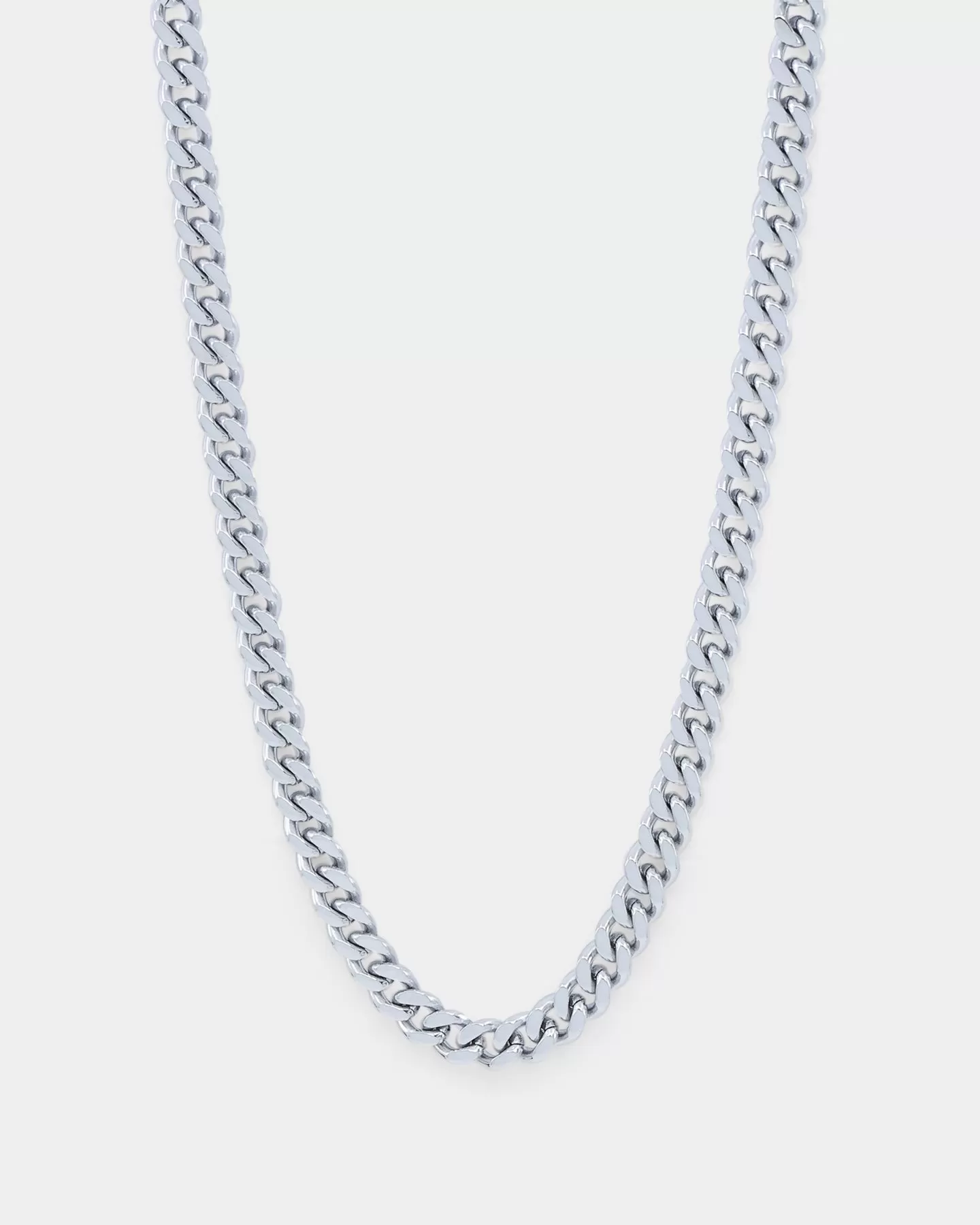 Saint Morta 5mm Cuban Chain White Gold