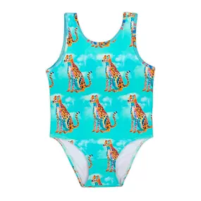 Shimmering Cheetah Girls Sleeveless Swimsuit