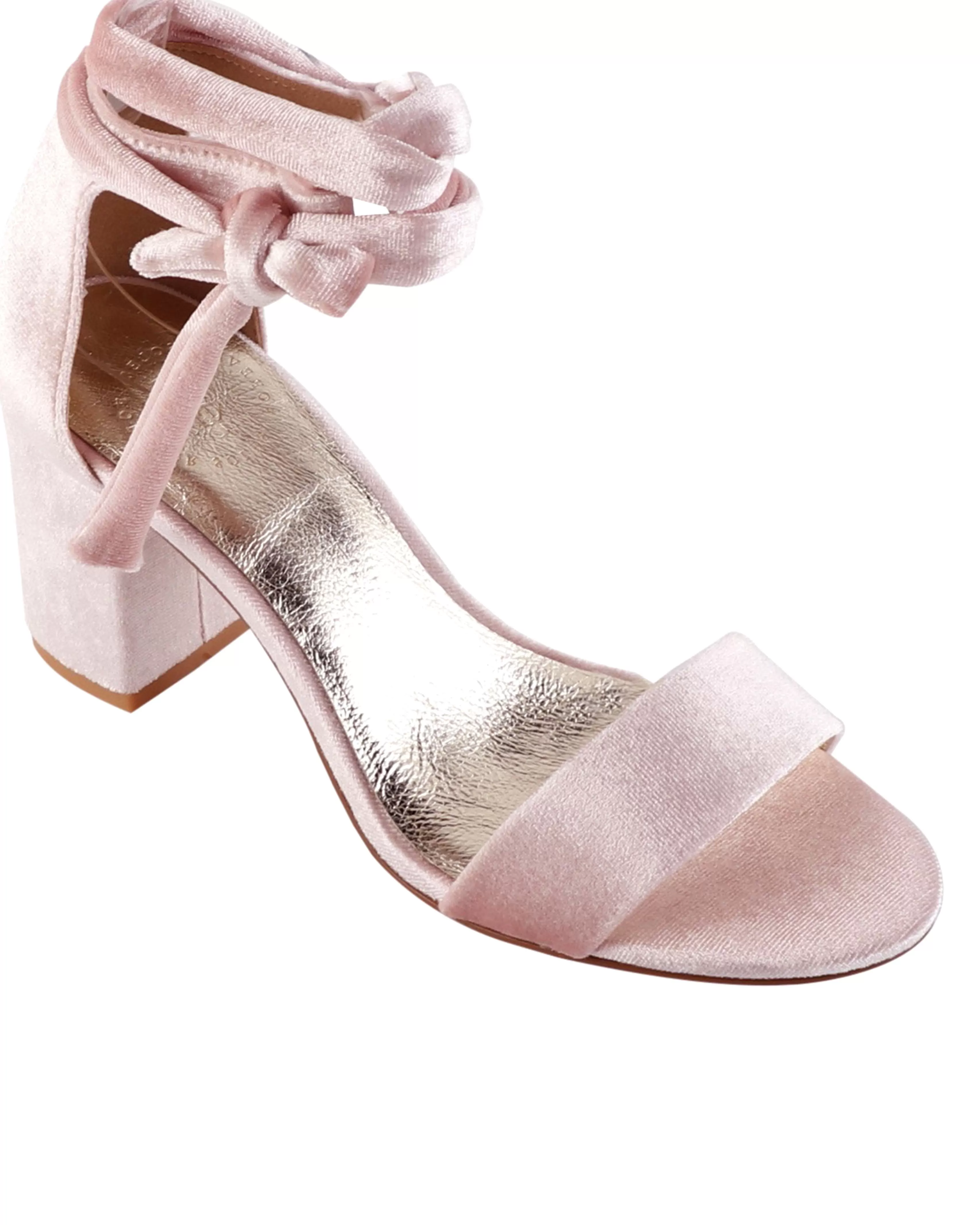 SISTER - BABY PINK BLOCK HEEL SHOES - FINAL SALE