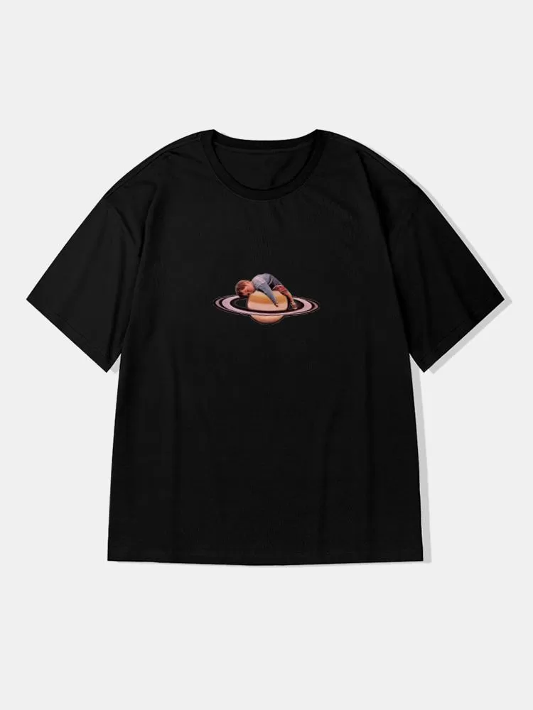 Sleeping Man On the Planet Graphic T-Shirts