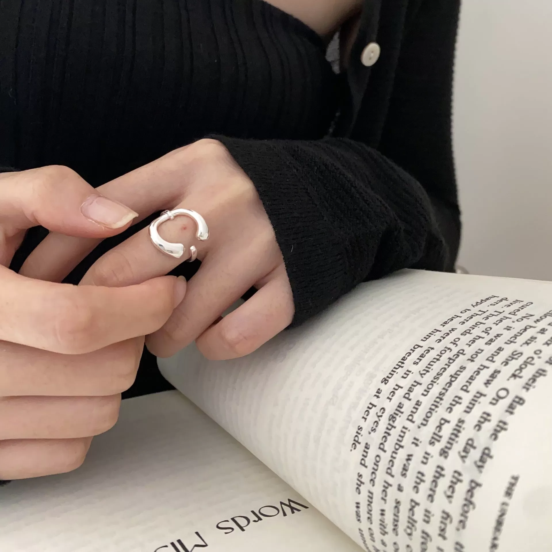 Special Shape Geometric C Plain Ring