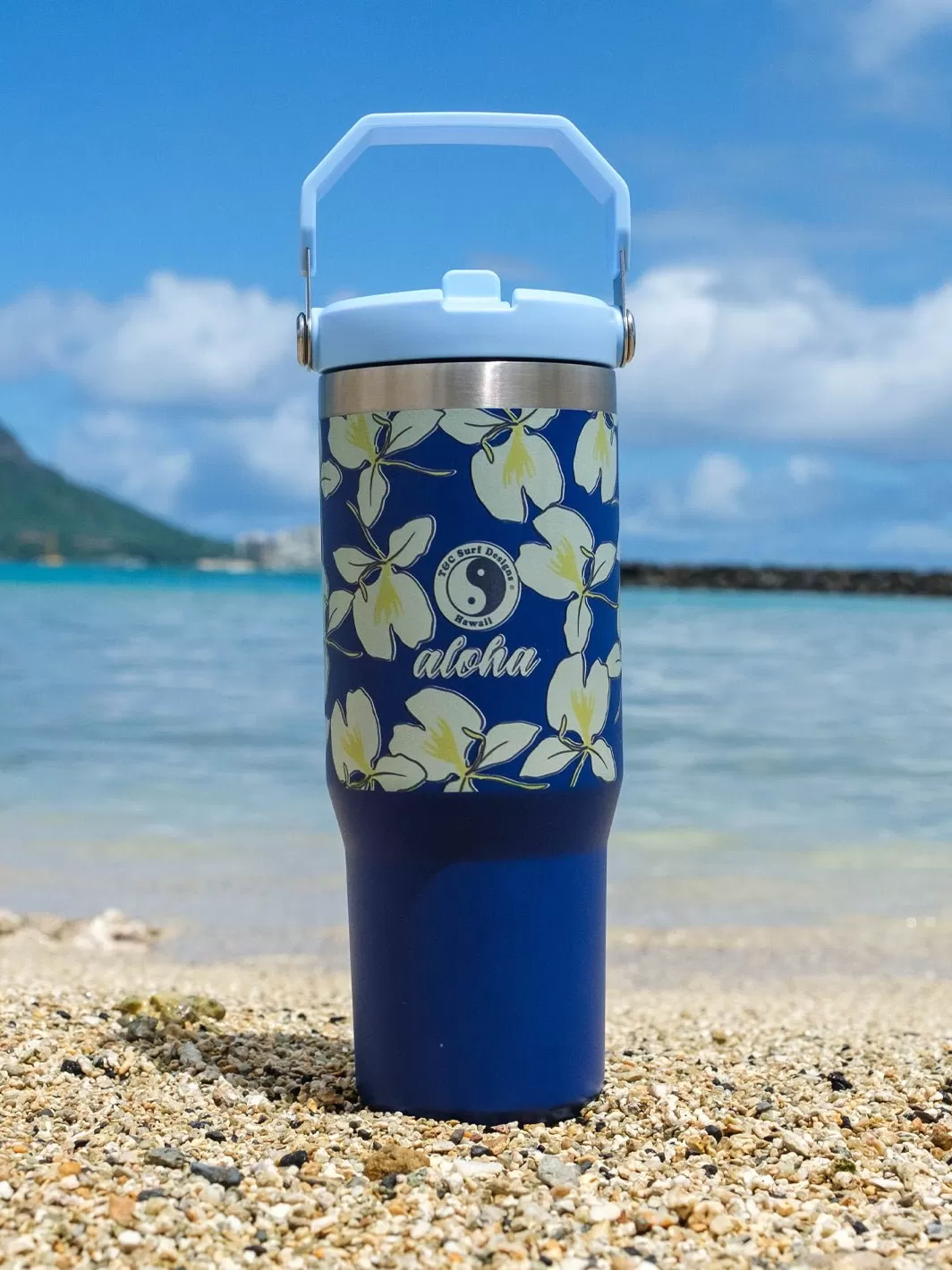 T&C Surf 30 oz White Ginger Stanley The IcefIow™ Flip Straw Tumbler