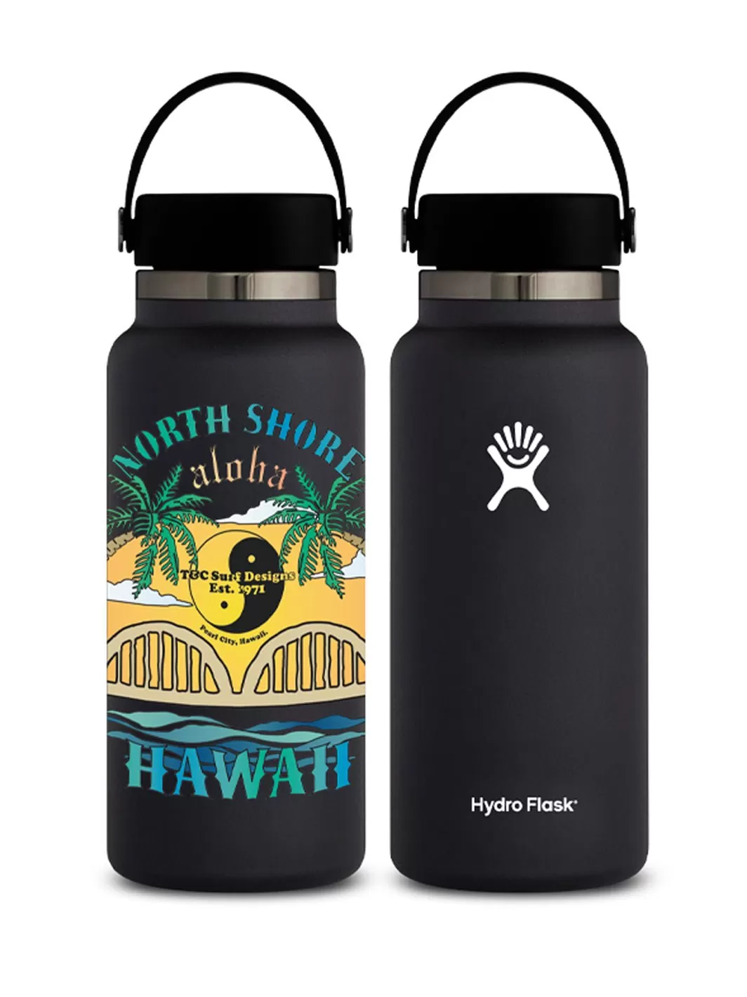 T&C Surf 32 oz Anahulu Sunshine Hydro Flask