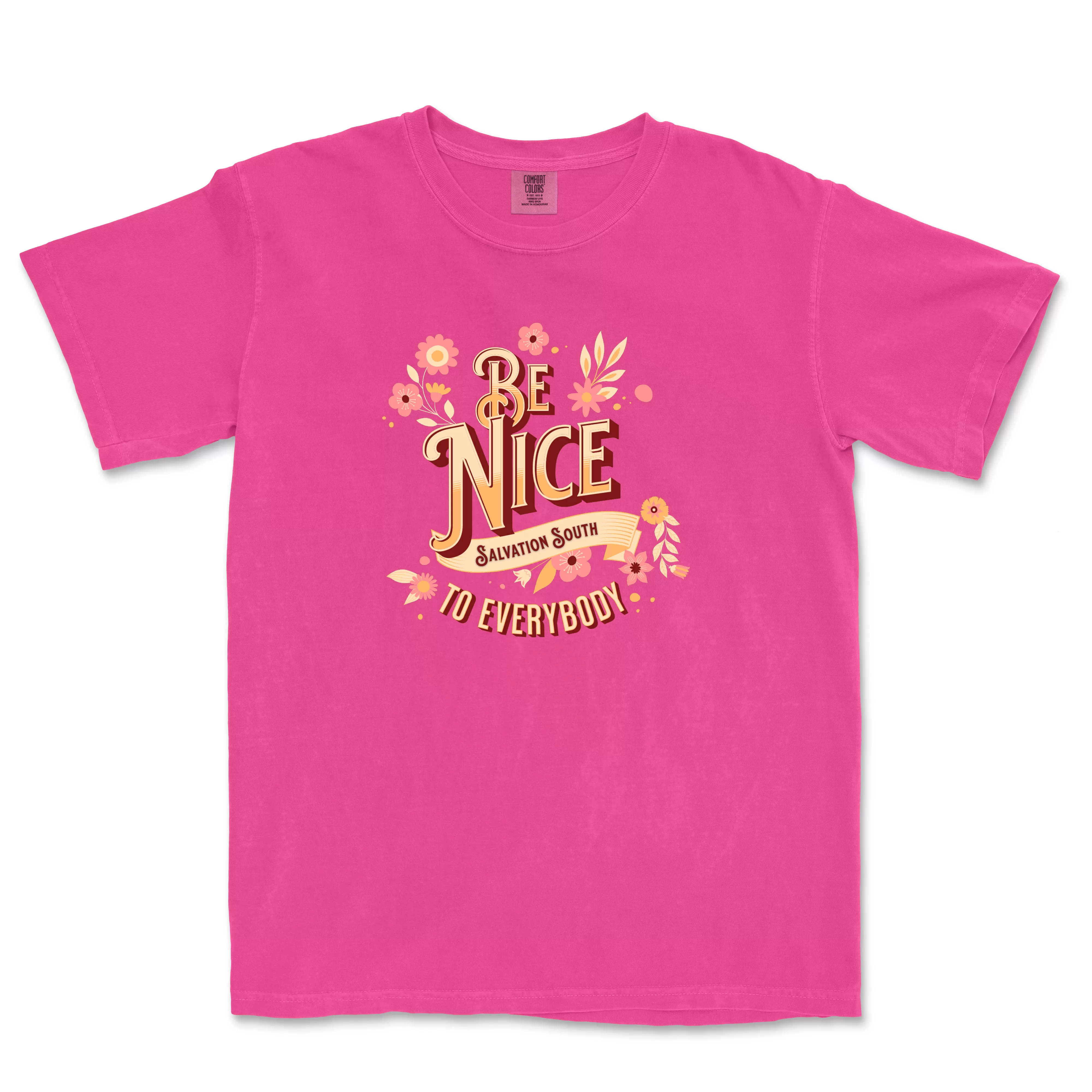 The Be Nice To Everybody T-shirt - Pink