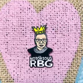 The Notorious RBG Enamel Pin