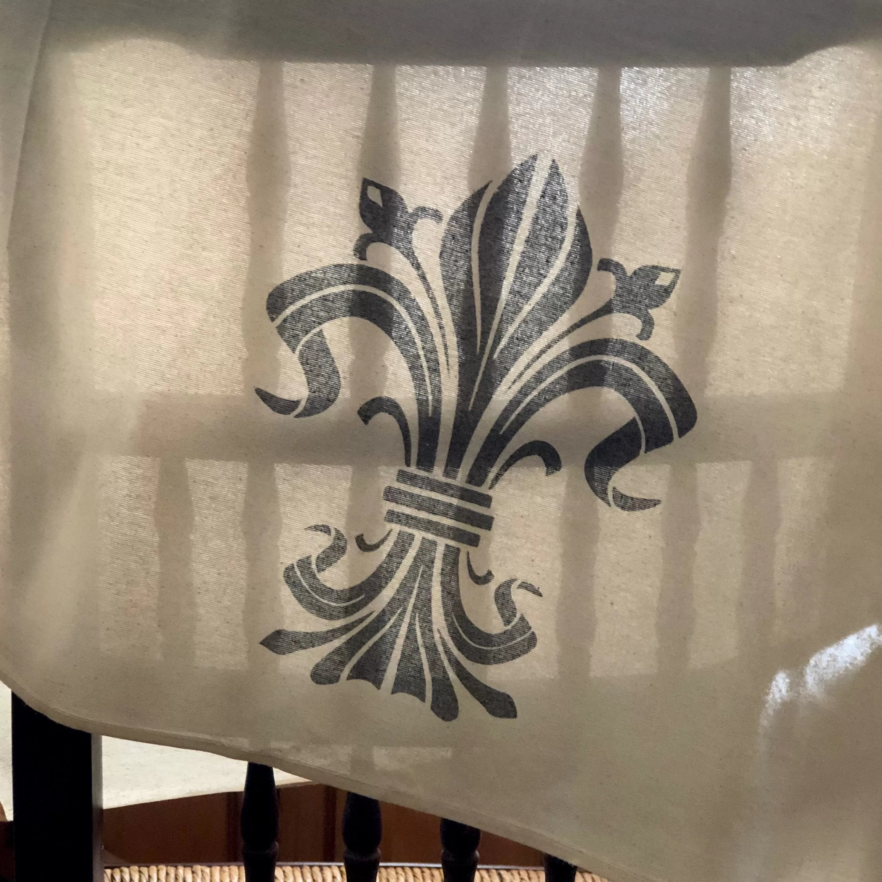 The Rustic Fleur-di-lis Tea Towel