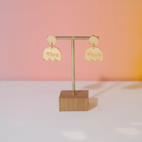 They/Them - Pronoun Dangle Earrings