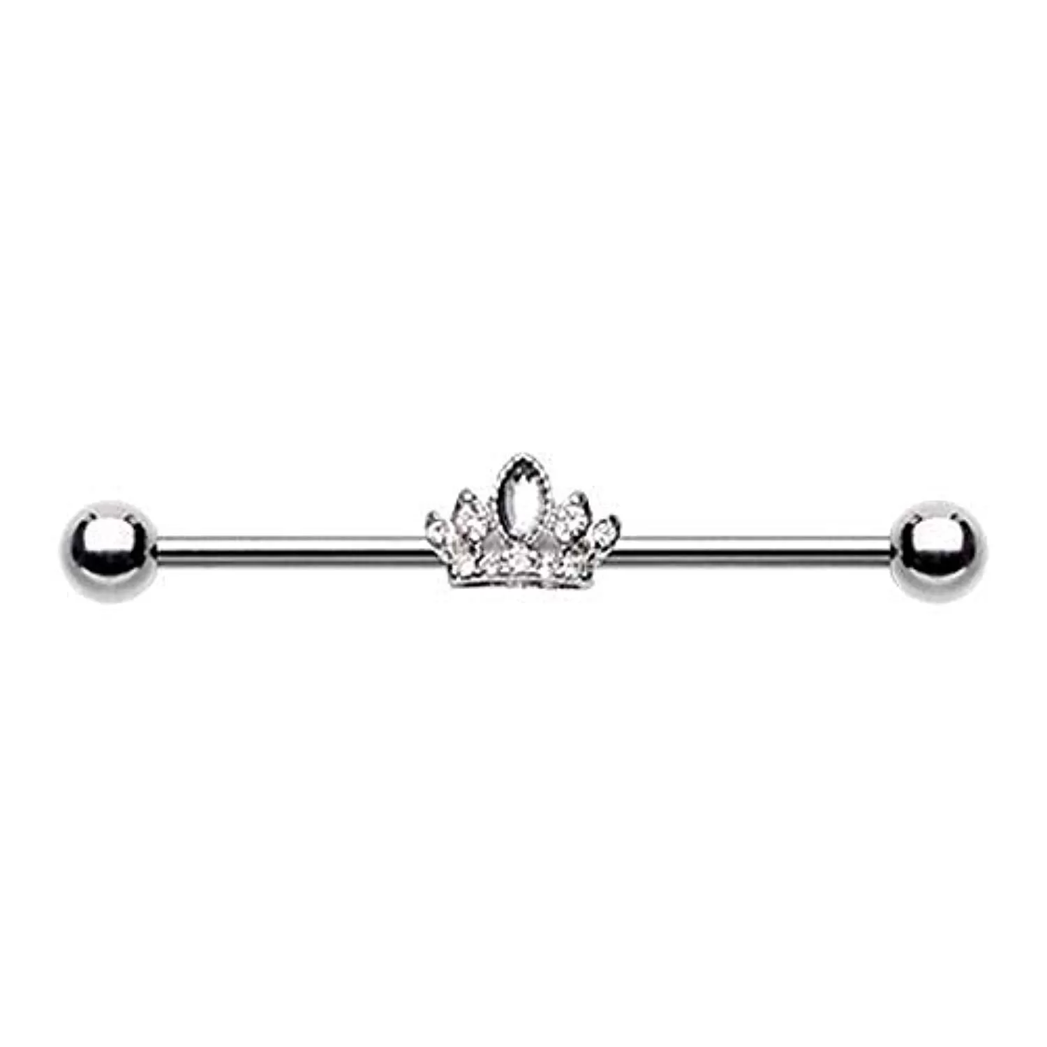 Tiara Crown Sparkle WildKlass Industrial Barbell