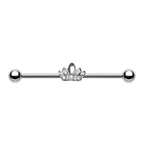 Tiara Crown Sparkle WildKlass Industrial Barbell