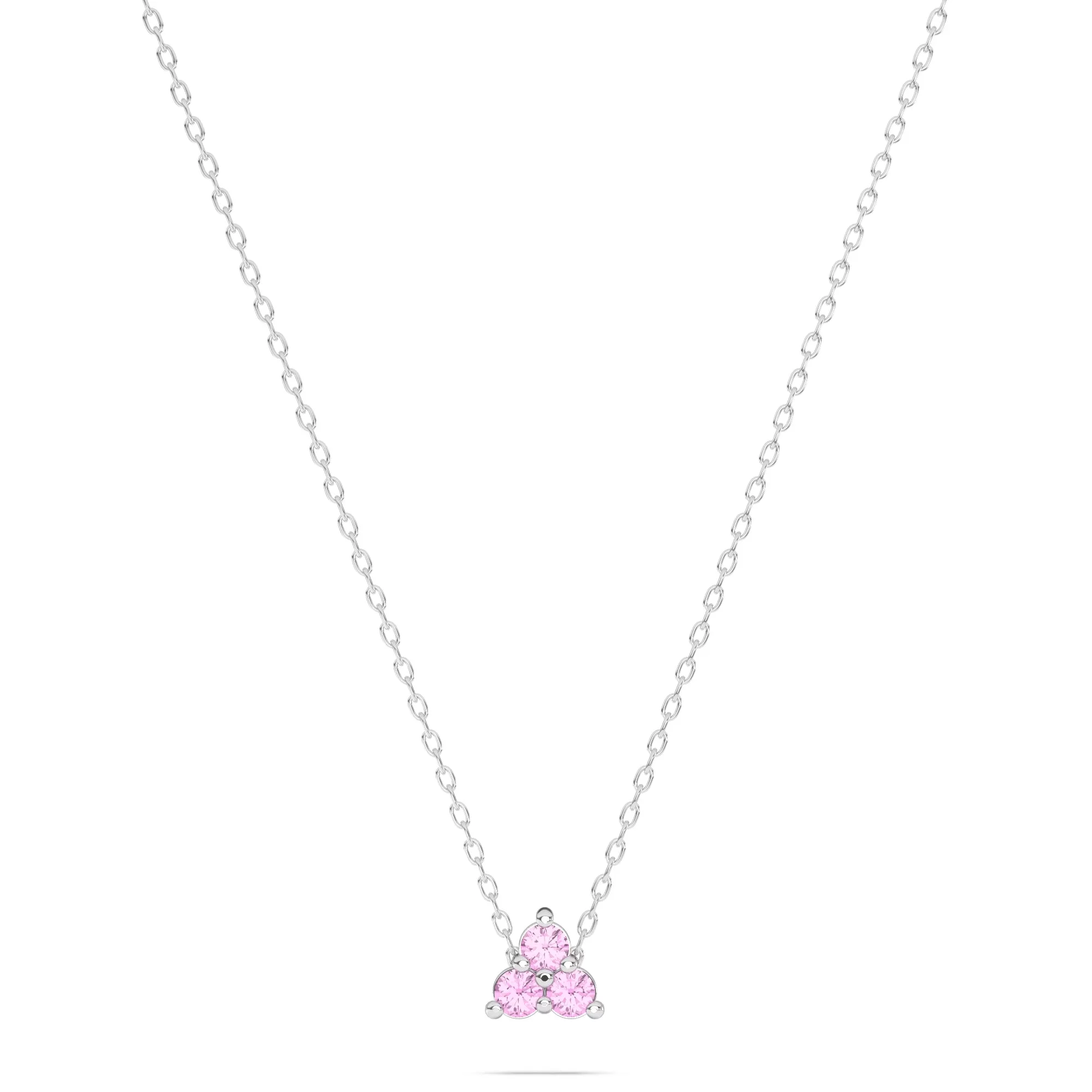 Trillium Birthstone Necklace