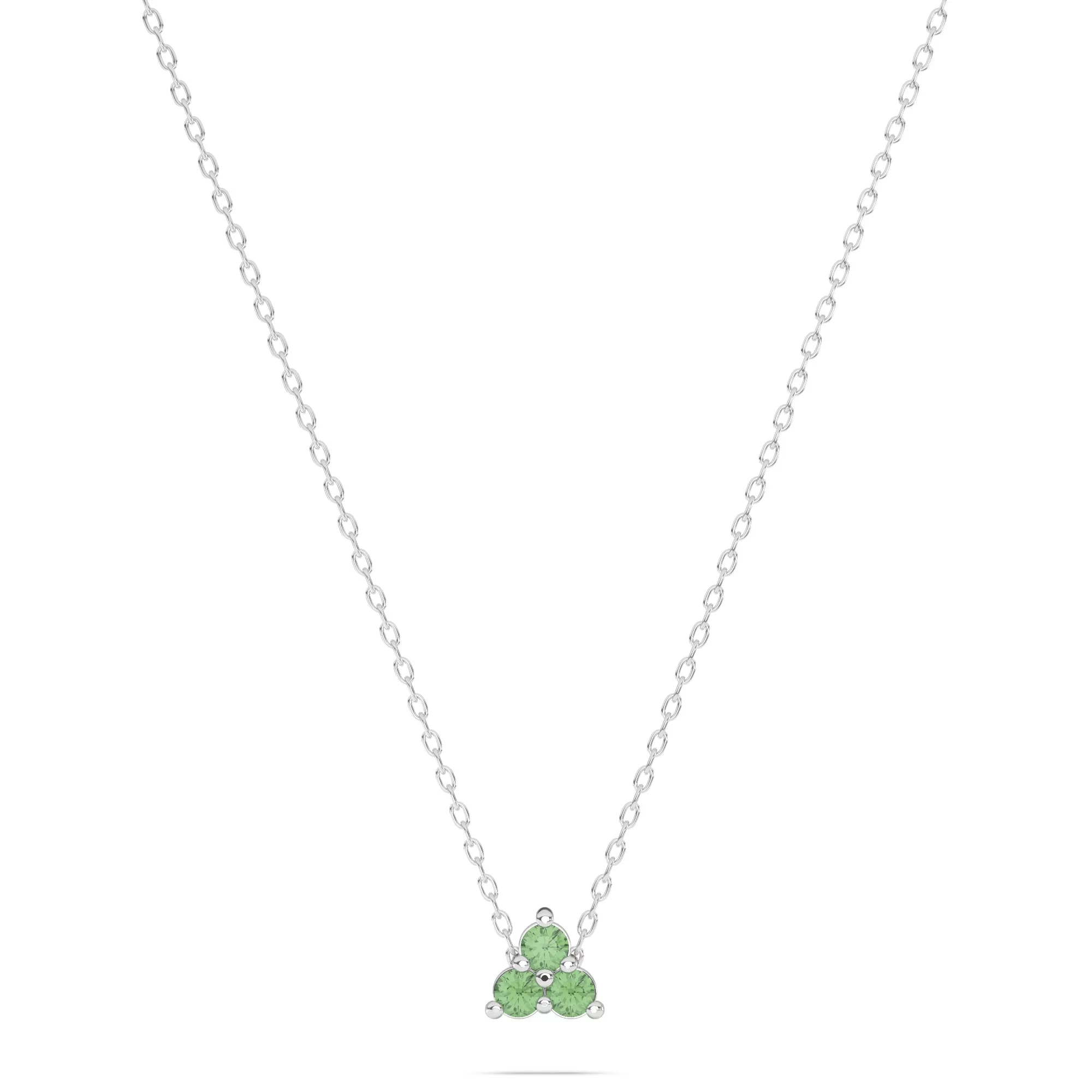 Trillium Birthstone Necklace