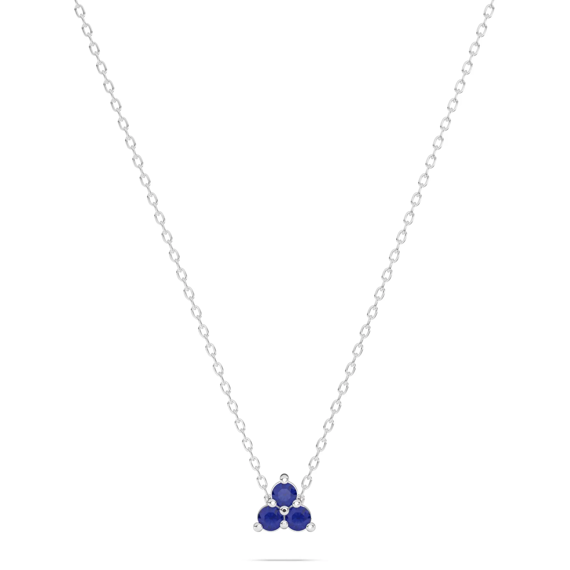 Trillium Birthstone Necklace