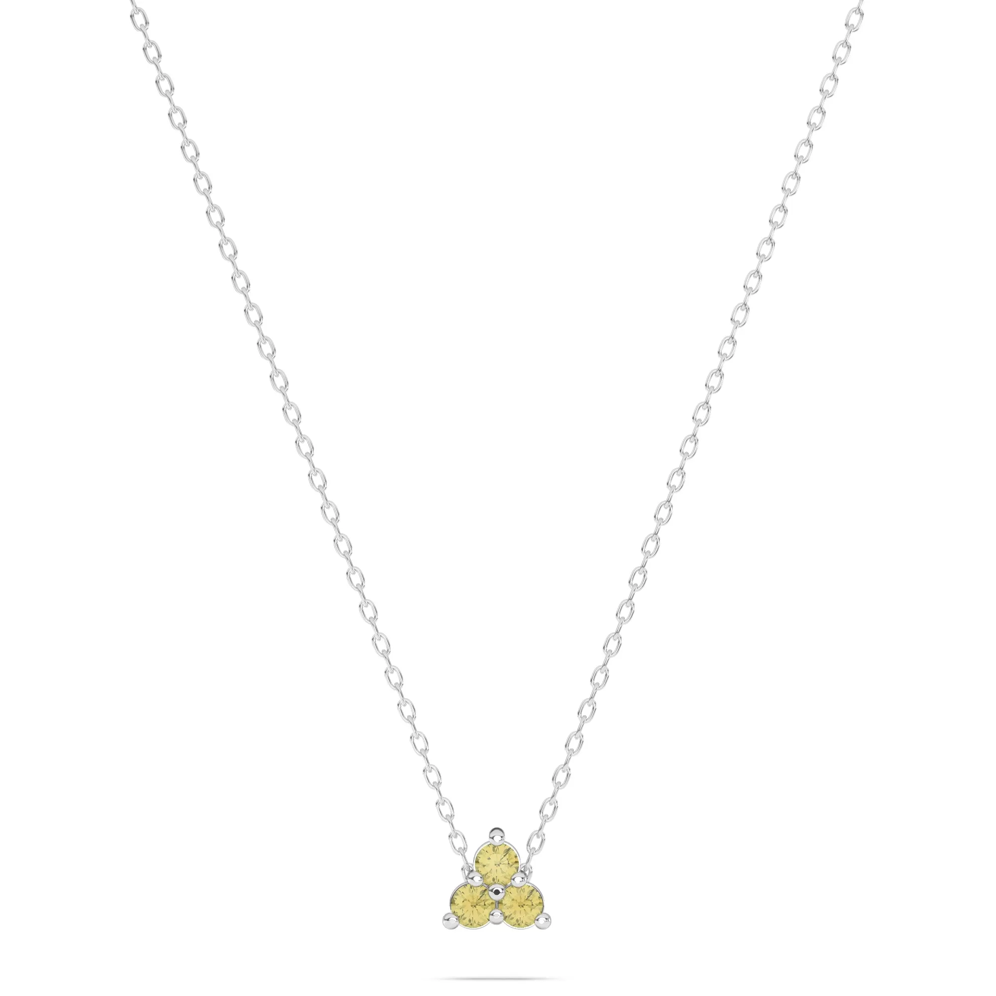 Trillium Birthstone Necklace