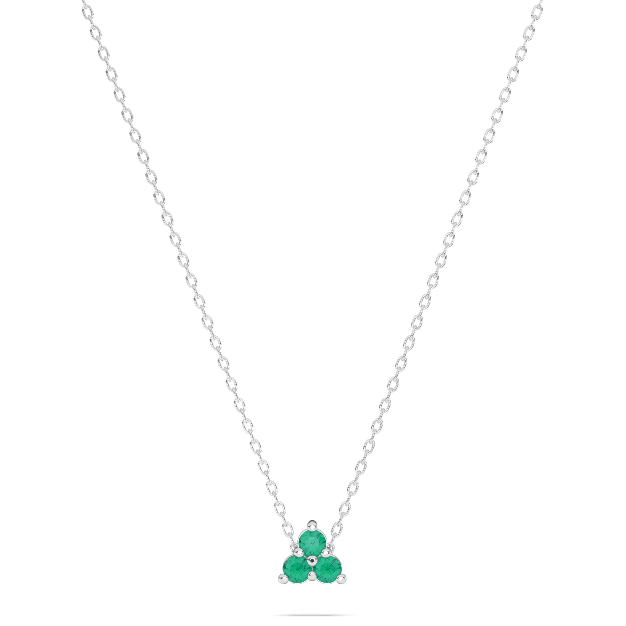 Trillium Birthstone Necklace