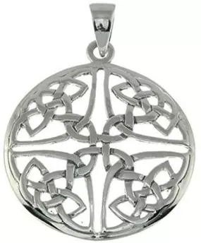 Viking Pendant 925 Silver Large Celtic Knot Handmade