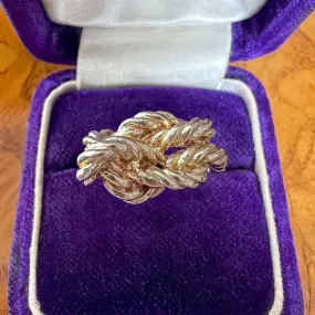 Vintage Rope Twist Knot Ring