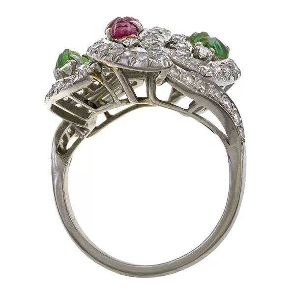 Vintage Tutti Frutti Ring