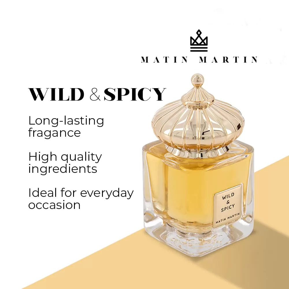 Wild & Spicy EDP 3.4 oz 100 ml Men By Matin Martin