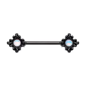 WILDKLASS Illuminating Opal Sun Nipple Barbell Ring