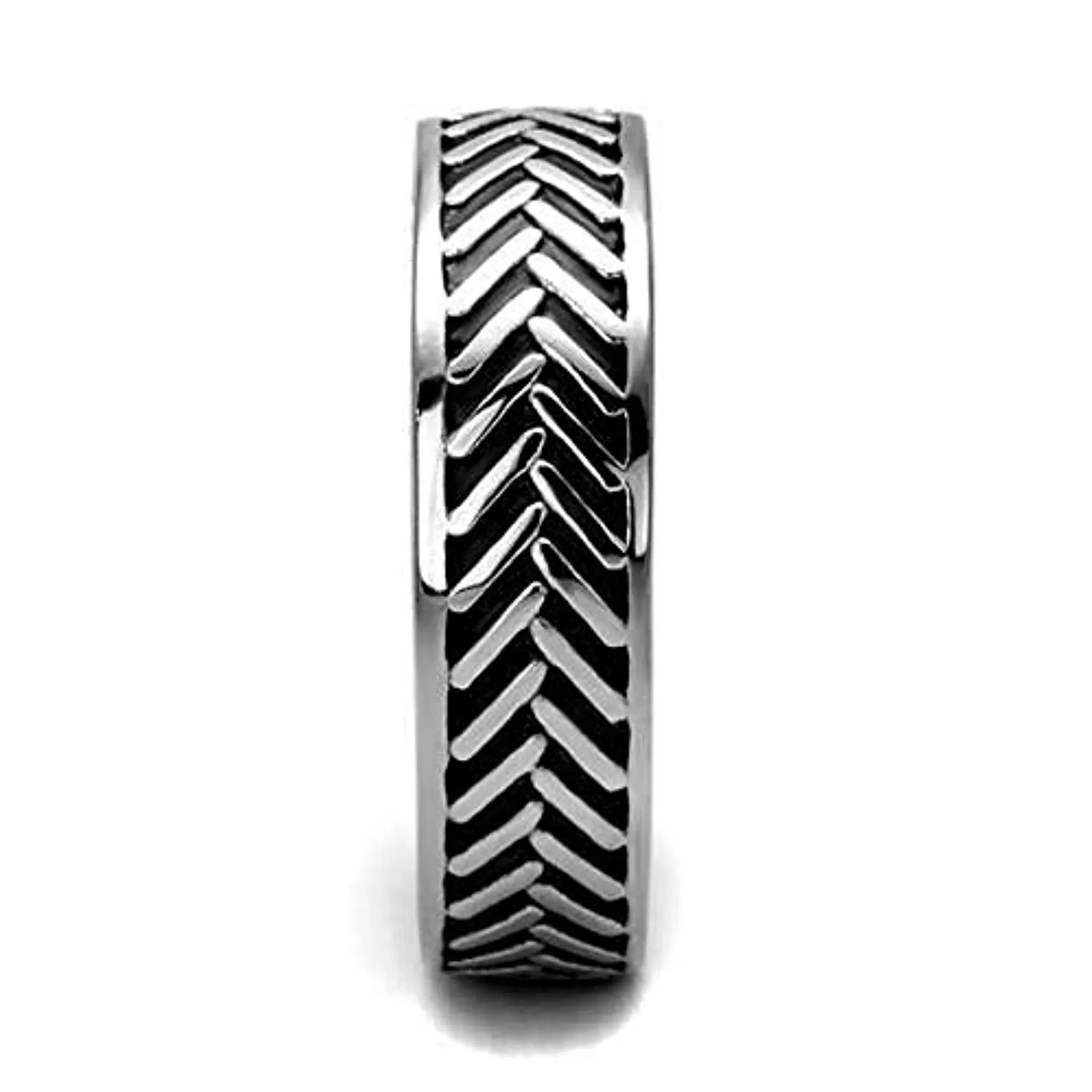 WildKlass Stainless Steel Ring High Polished Men