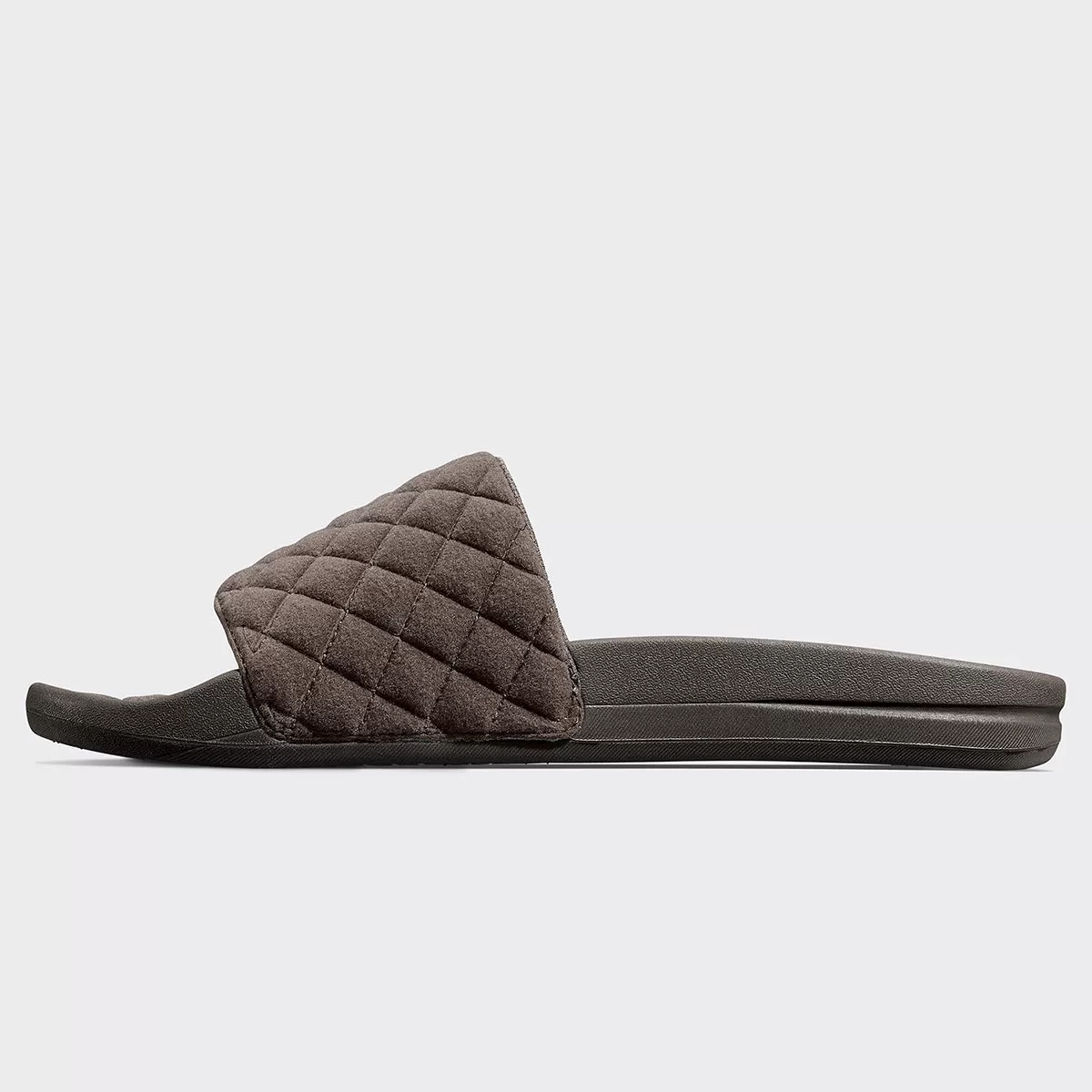 Women's Vegan Suede Lusso Slide Chocolate